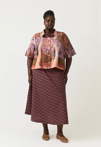Wave Skirt - Twilight Stripe | Nancybird