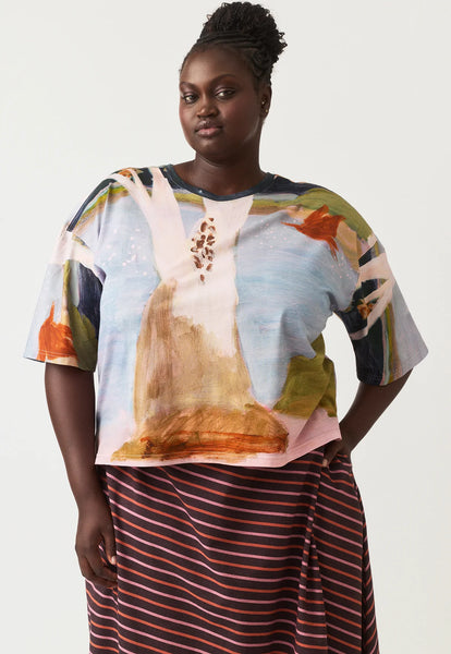 Tasmin Boxy Tee - Night Herrons | Nancybird
