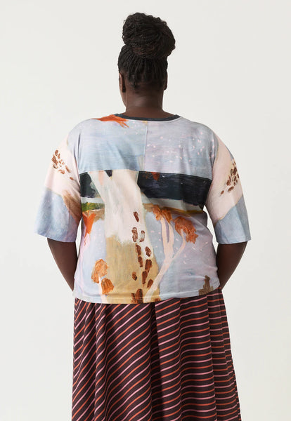 Tasmin Boxy Tee - Night Herrons | Nancybird