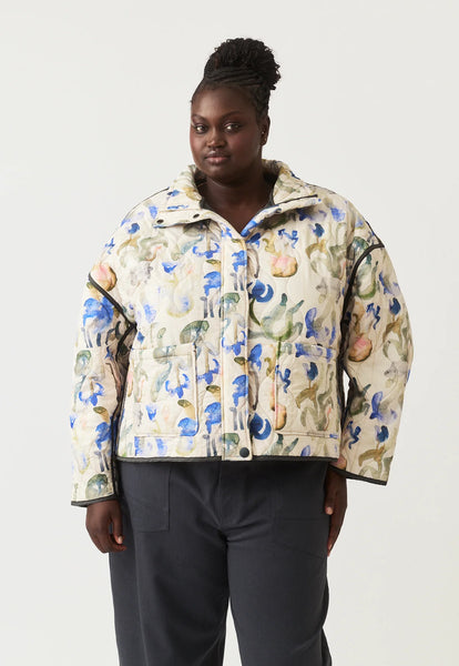 Suri Jacket - Blue Watercolour | Nancybird