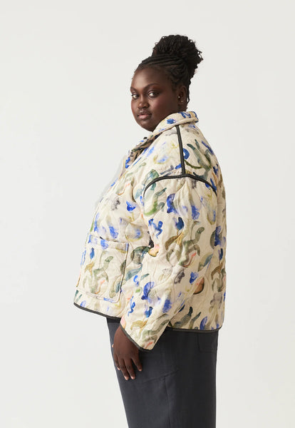 Suri Jacket - Blue Watercolour | Nancybird