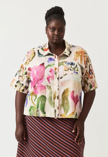 Summer Shirt - Watercolour Collage | Nancybird