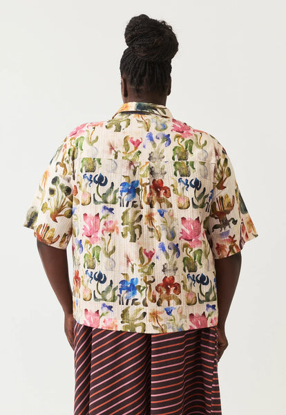 Summer Shirt - Watercolour Collage | Nancybird