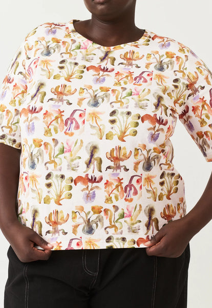 Grace Tee - Warm Watercolour | Nancybird