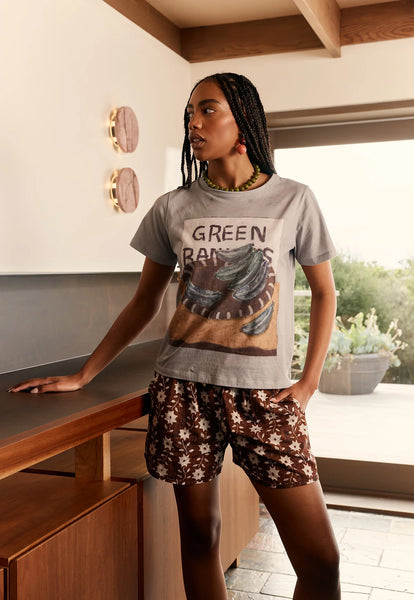 Apollo Tee - Green Bananas | Nancybird