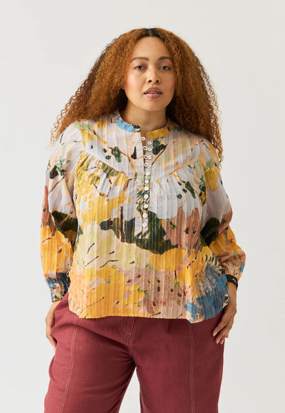 Sierra Blouse Long Sleeve - Sunny Clearing | Nancybird