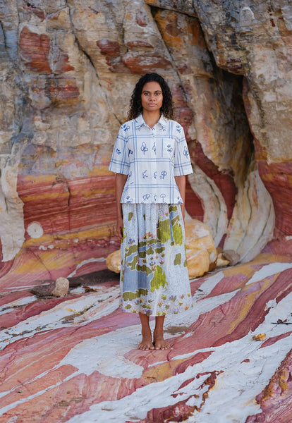 Summer Shirt - Arreth Embroidered | Nancybird