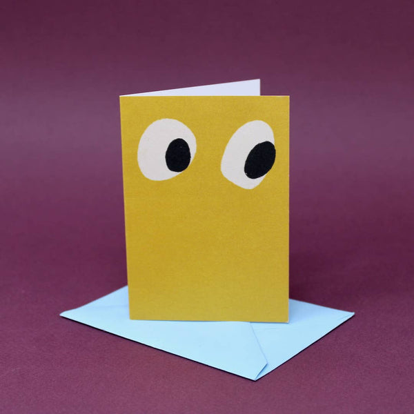 Googly Eye Mini Greetings Card | Ark Colour Design