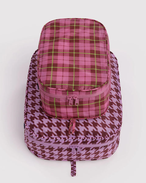 Baggu | Packing Cube Set | Check Mix