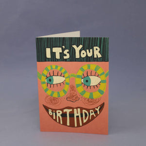 Birthday Glasses Greetings Card | Ark Colour Design