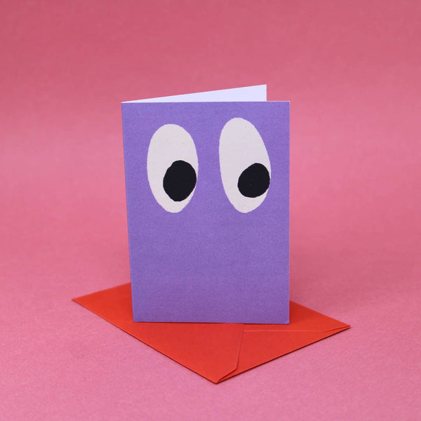 Googly Eye Mini Greetings Card | Ark Colour Design