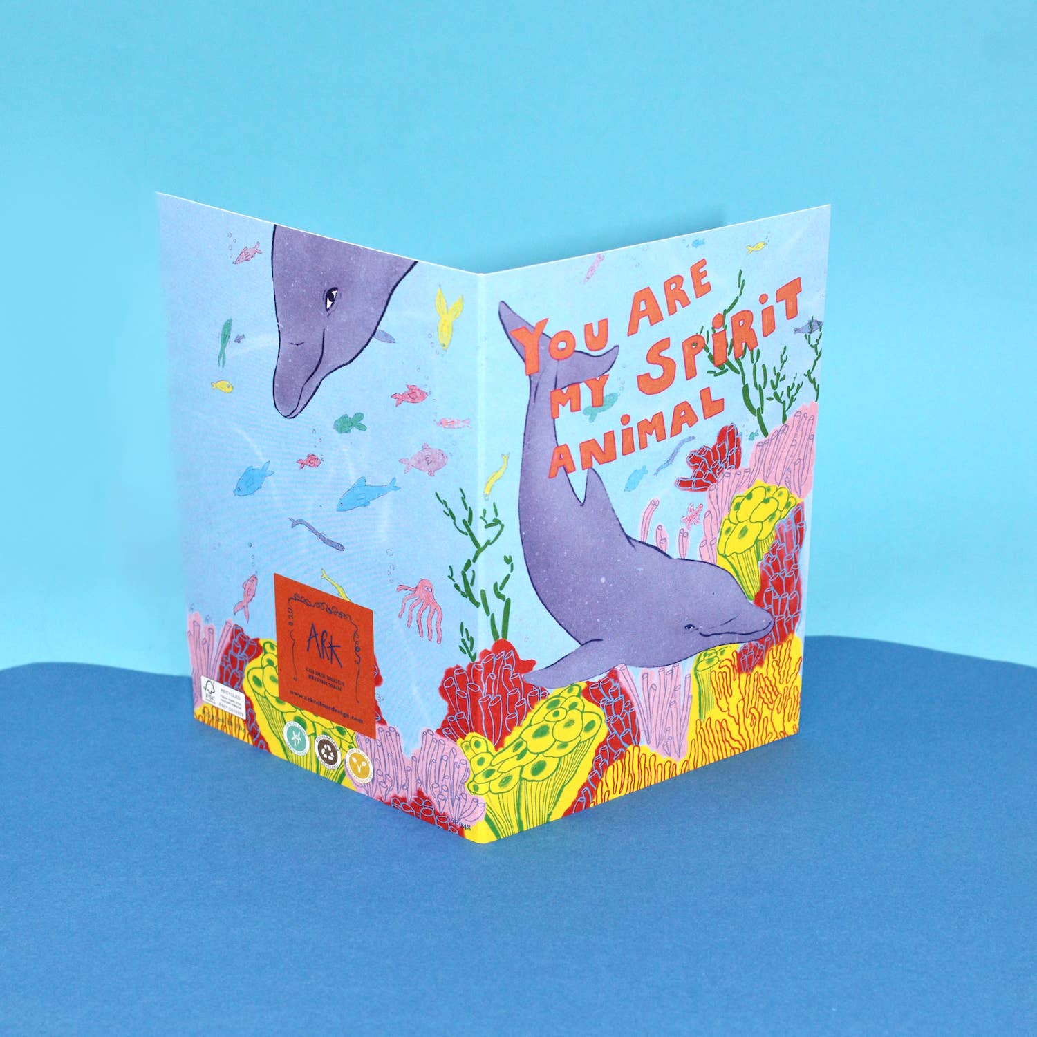 Spirit Animal A6 Greetings Card | Ark Colour Design