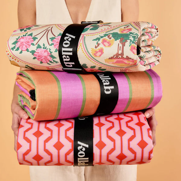 KOLLAB | Picnic Mat | Needlepoint Garden