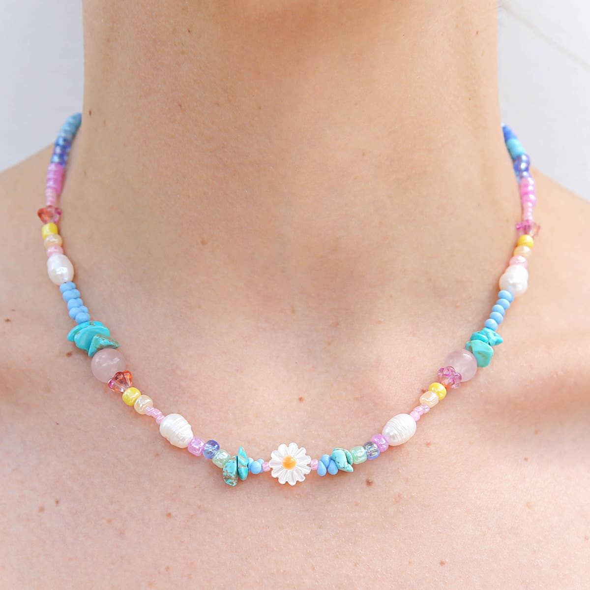 Rainbow Daisy Necklace | Kingston Jewellery