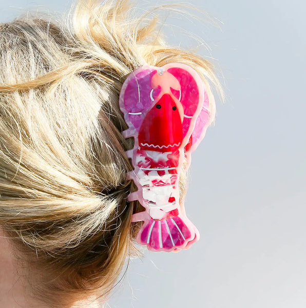 Lobster Hair Claw Pink | Kingston Jewellery
