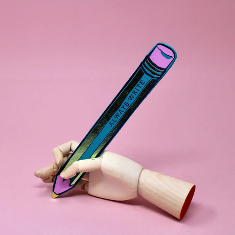 Always Write Pencil Bookmark | Ark Colour Design | Turquoise
