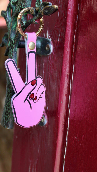 Peace Sign Key Fob | Ark Colour Design