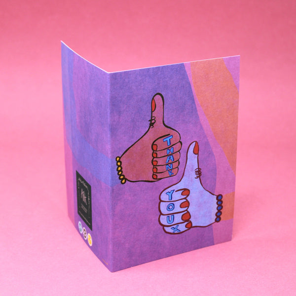 Thumbs Up Greetings Card | Ark Colour Design