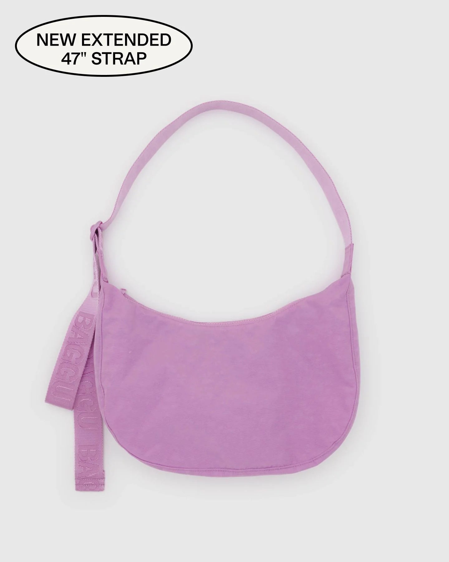 Baggu | Medium Nylon Crescent Bag | PEONY