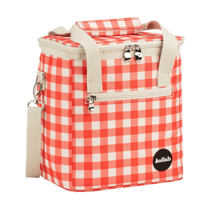 KOLLAB Mini Cooler | Red Check
