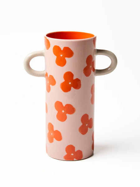 GRIFFE PINK RED FLORAL BUD VASE | Jones & Co