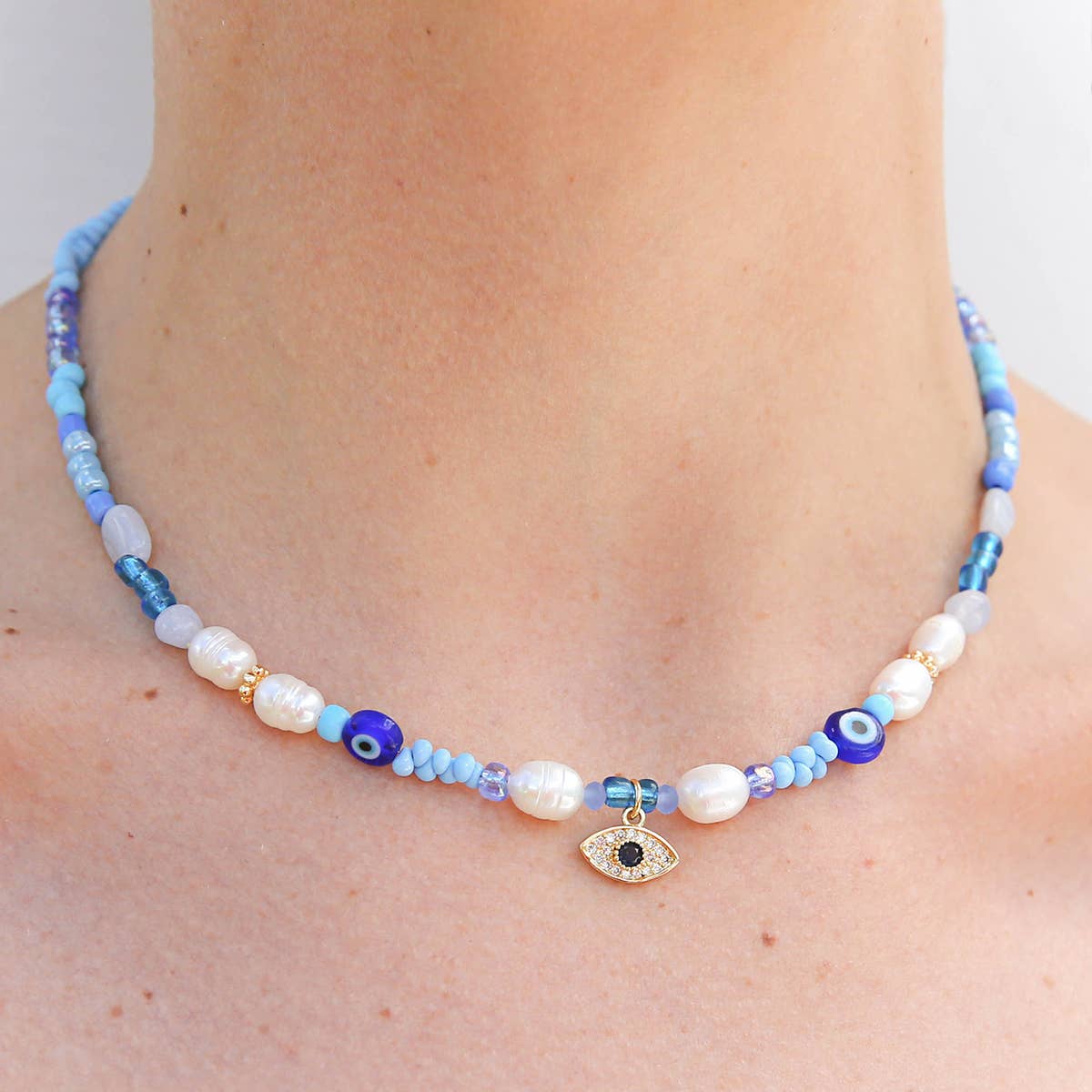 Evil Eye Blue Necklace | Kingston Jewellery