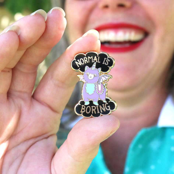 Normal Is Boring Lapel Pin | Jubly-Umph