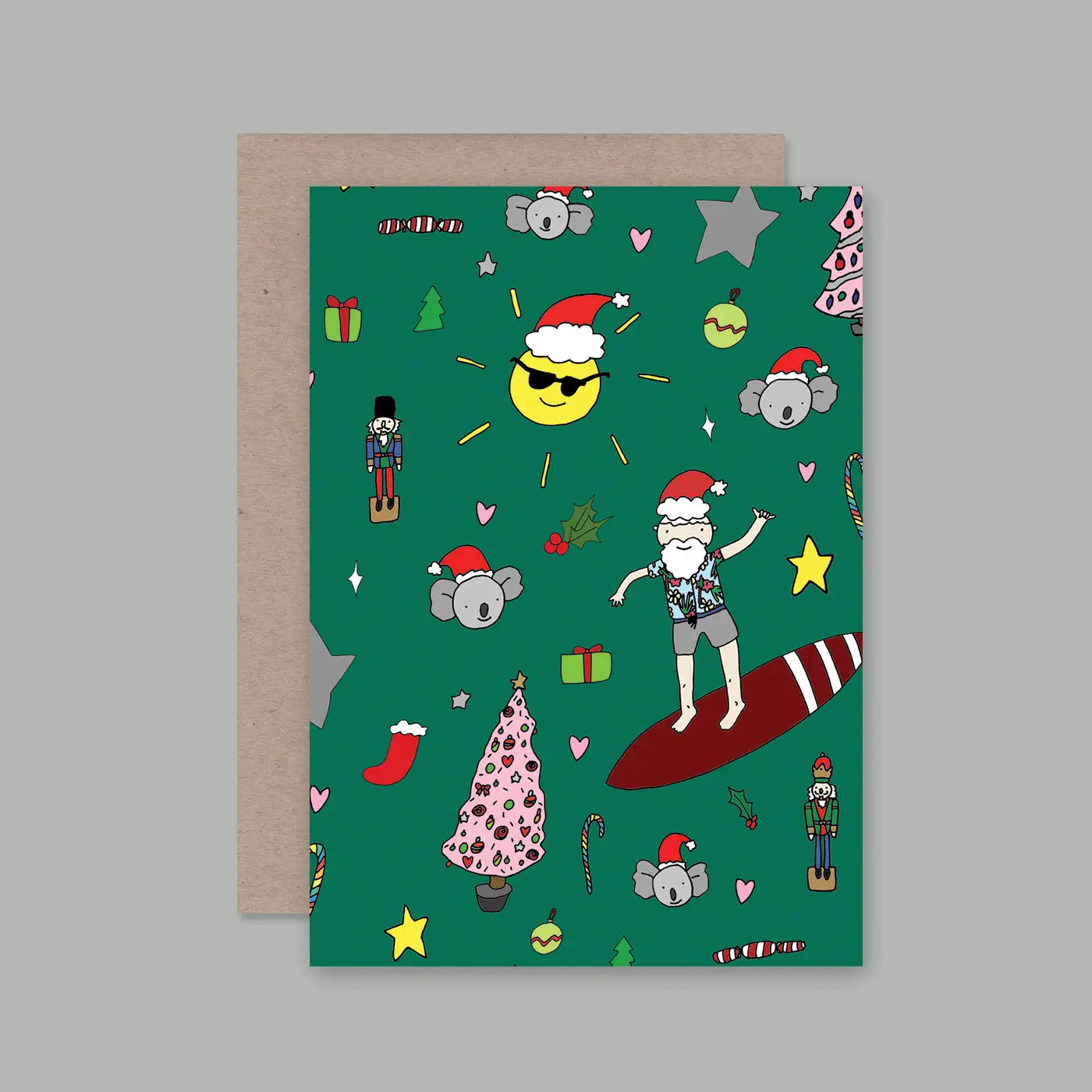 Koala Christmas Card | AHD Paper Co.