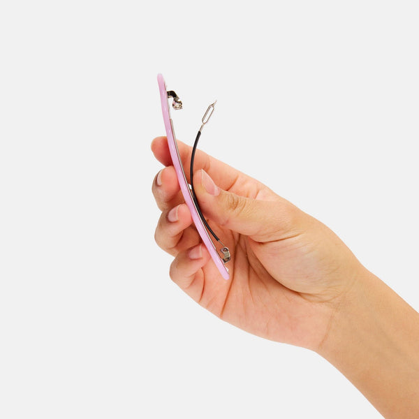 Skinny Wave Barrette in Lilac | Chunks