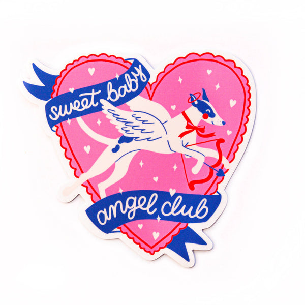 Sweet Baby Angel Club Sticker | Neighbourhood Press