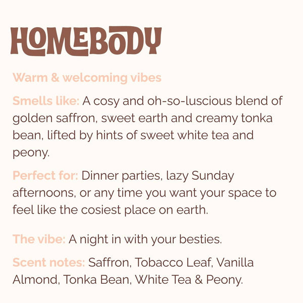 HOMEBODY | Incense | Saffron, Tobacco Leaf, Tonka Bean | Lo-Fi Rituals