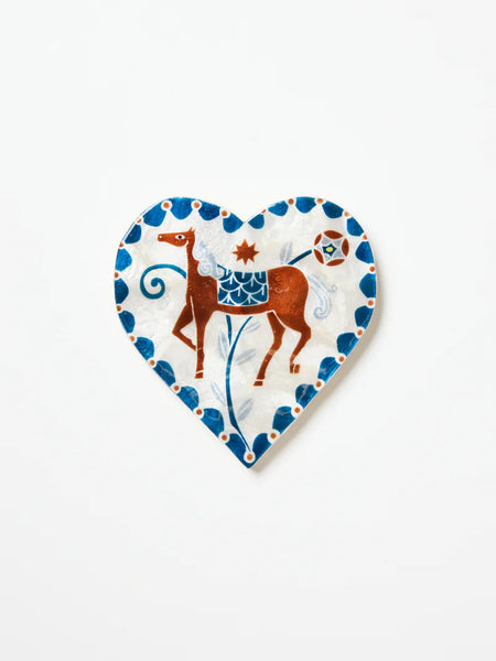 PALOMA HEART WHITE HORSE  | Jones & Co