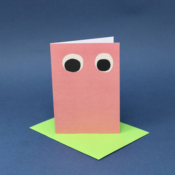 Googly Eye Mini Greetings Card | Ark Colour Design