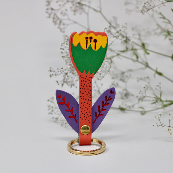 Tulip Flower Key Fob | Ark Colour Design