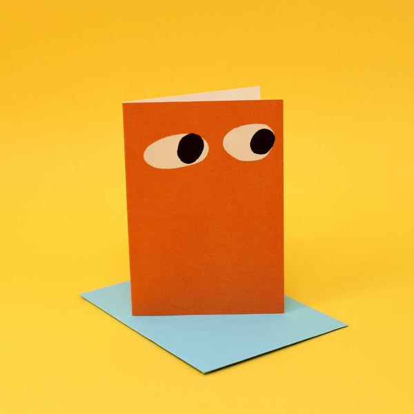 Googly Eye Mini Greetings Card | Ark Colour Design