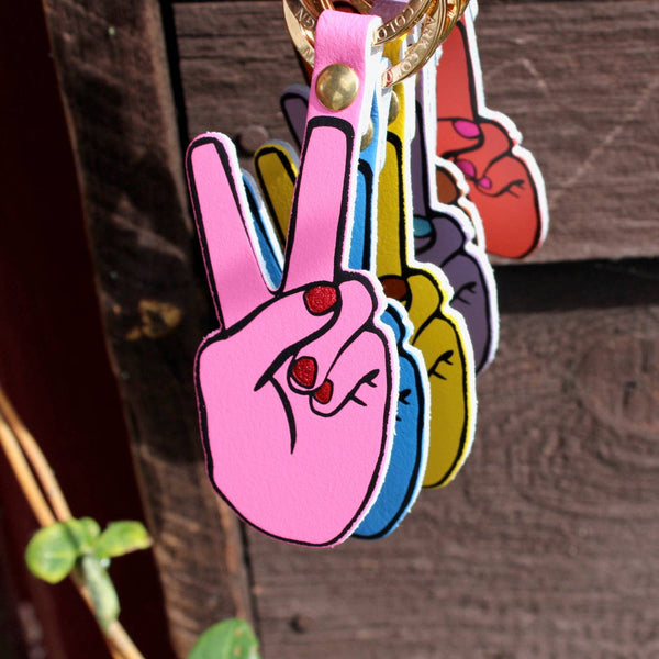Peace Sign Key Fob | Ark Colour Design