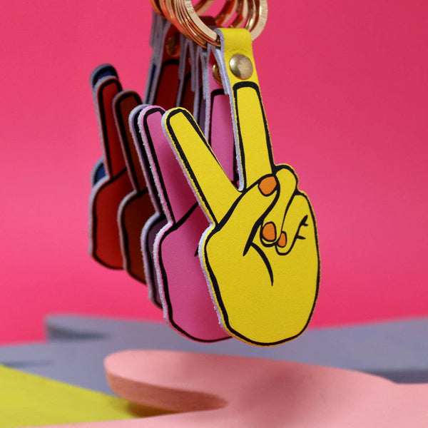 Peace Sign Key Fob | Ark Colour Design