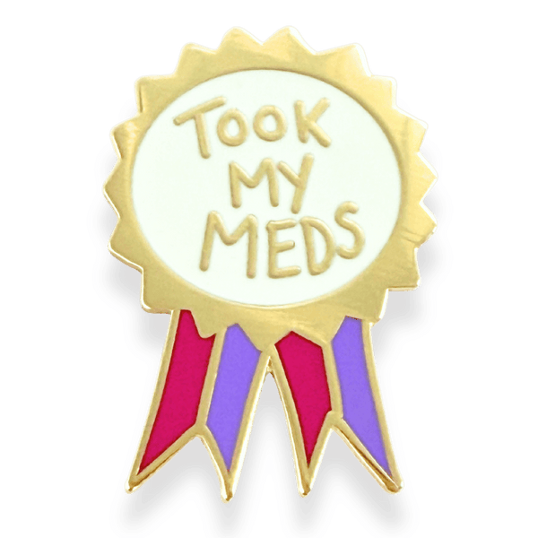 Took My Meds Award Lapel Pin | Jubly-Umph