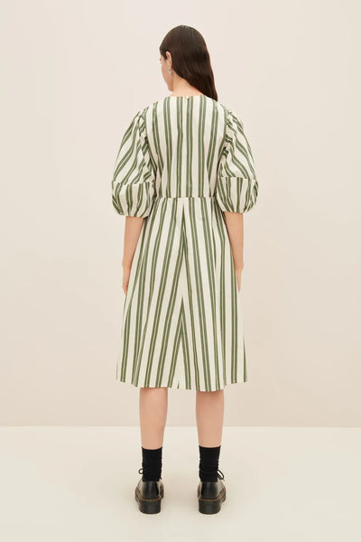 Joan Dress | Kowtow | Forest Stripe