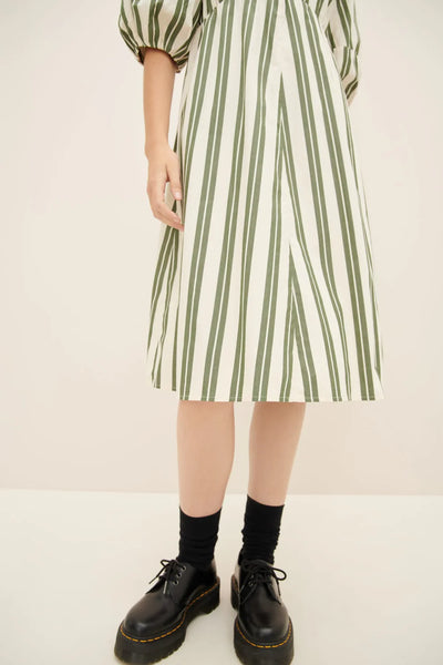 Joan Dress | Kowtow | Forest Stripe