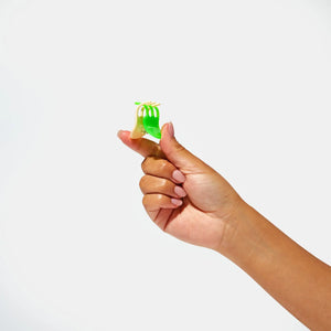Jester Mini Claw in Neon Green and Nude | Chunks