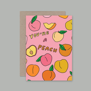 You're A Peach Card | AHD Paper Co.
