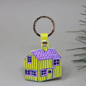 Log Cabin Key Fob | Ark Colour Design
