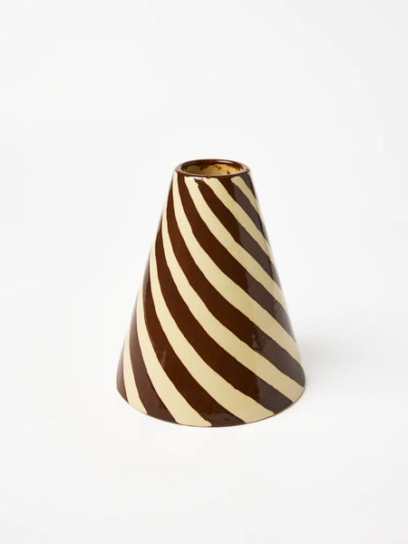 JESTER VASE CHOCOLATE SWIRL  | Jones & Co