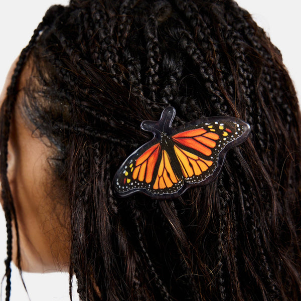 Barrette in Monarch Butterfly | Chunks