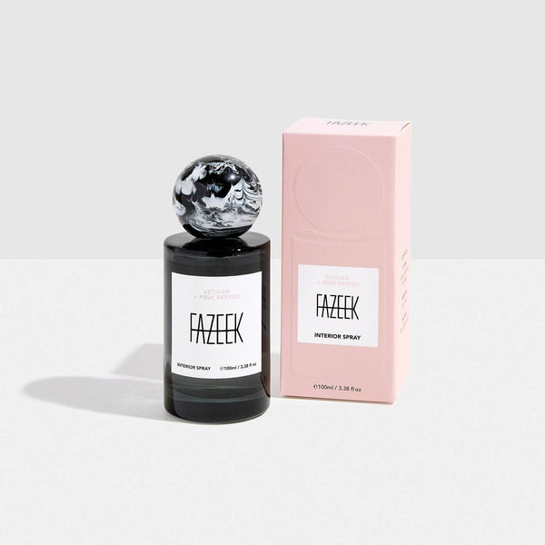 INTERIOR SPRAY - VETIVER + PINK PEPPER 100mls | Fazeek