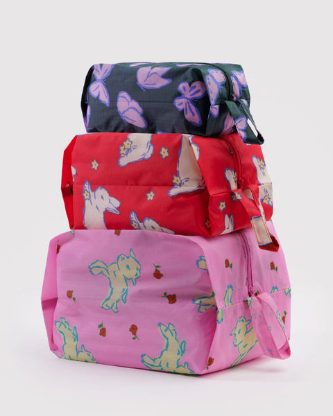 Baggu | 3D Zip Set | Spring Animals