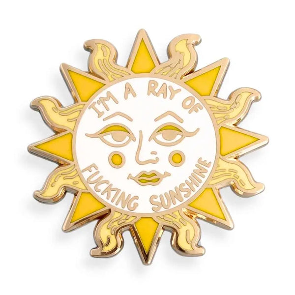I'm a Ray of Fucking Sunshine Lapel Pin | Jubly-Umph