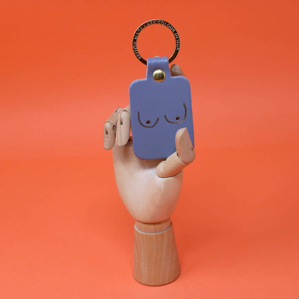 Boob Leather Key Fob | Ark Colour Design