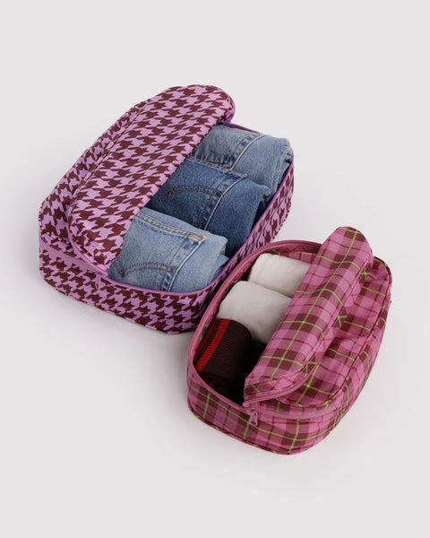 Baggu | Packing Cube Set | Check Mix